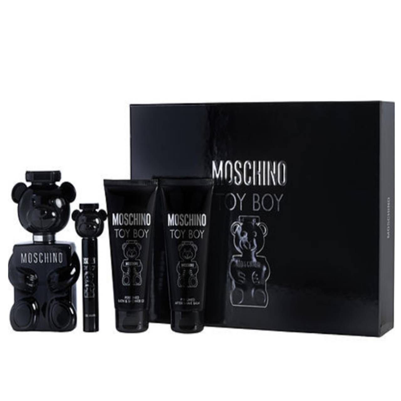 Moschino Toy Boy by Moschino 4pc Gift Set EDP 3.4 oz + Bath & Shower ...