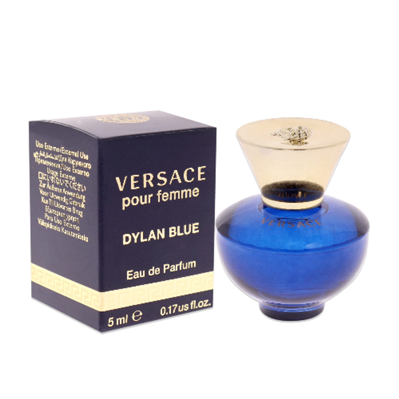 Mini Versace Dylan Blue Pour Femme by Versace 0.17 oz EDP Mini for Women -  ForeverLux