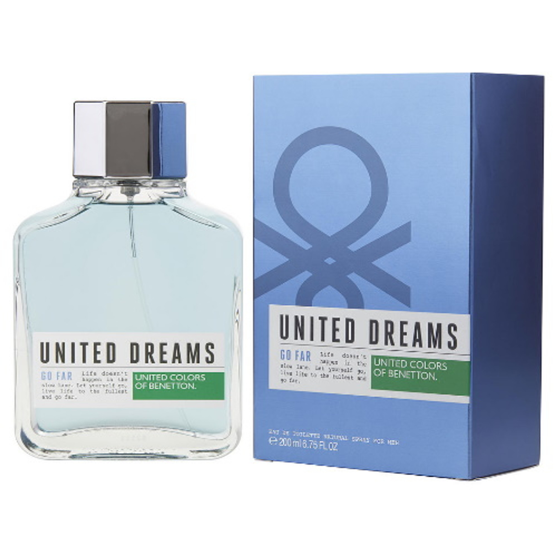 United Dreams Go Far by Benetton 6.75 oz EDT for Men - ForeverLux