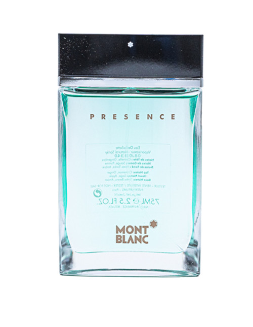 Presence by Mont Blanc 2.5 oz EDT for men Tester