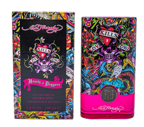 Ed Hardy Hearts & Daggers by Christian Audigier 3.4 oz EDP for women