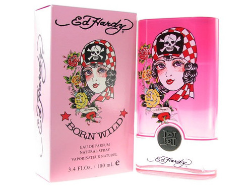 Ed Hardy Born Wild by Christian Audigier 3.4 oz EDP for women