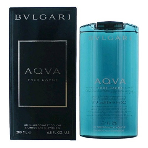 Bvlgari Aqva pour Homme by Bvlgari 6.8 oz Shampoo and Shower Gel for Men