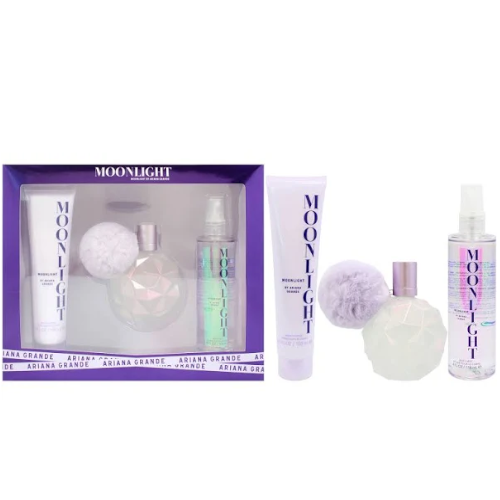 Moonlight by Ariana Grande 3pc Gift Set 3.4 oz EDP + 4 oz Body Mist + 3.4 oz Body Souffle for Women