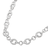 Aura Chunky Link Chain Necklace Silver