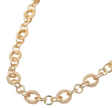 Aura Chunky Link Chain Necklace Gold