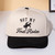 NOT MY FIRST RODEO Embroidered Baseball Cap - Black