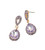 Timeless Delight Teardrop Earrings Lavender