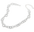 Aura Chunky Link Chain Necklace Silver