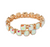 Elite Palace Stone Cluster Link Evening Bracelet AB Gold