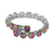 Elite Palace Stone Cluster Link Evening Bracelet Vitrail Light