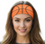 Play Ball Basketball Sporty Stretch Headband