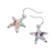 Seaside Starfish Abalone Earrings