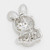 Hippity Hop Crystal Rabbit Brooch - Rhodium