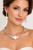 Golden Glow Pearl Accented Necklace - White