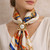 Isabell Couture 14K Gold Dipped Pearl Frame Scarf Ring - Gold