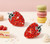 Sweet Spark Crystal paved Strawberry Stud Earrings