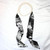 Chic Cascade Adjustable Fabric Scarf Pearl Beaded Long Necklace