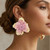 Blooming Beauty Oversized Floral Statement Earrings