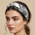 Wildflower Wings Wide Abstract Floral Butterfly Printed Knot Headband