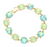 Palace Galore Round Stone Link Evening Bracelet - Aqua