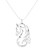 Mythic Spirit Metal Unicorn Pendant Necklace - Rhodium