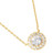 Golden Glow Gold Dipped CZ Pendant Necklace - Gold