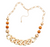 Sable Timber Wood Beads Chain Necklace - Brown