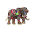 Prismatic Elephant Stone Embellished Brooch - Multi