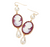 Victorian Grace Pearl Cameo Earrings - Neutral