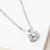 Forever Me April - Birthstone Pendant Necklace - Clear