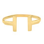 T Bar Ring in 14K Yellow Gold (1.50 mm)