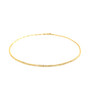 10k Yellow Gold Sparkle Anklet 1.5mm