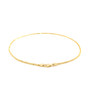 10k Yellow Gold Sparkle Anklet 1.5mm