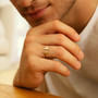 T Bar Ring in 14K Yellow Gold (1.50 mm)
