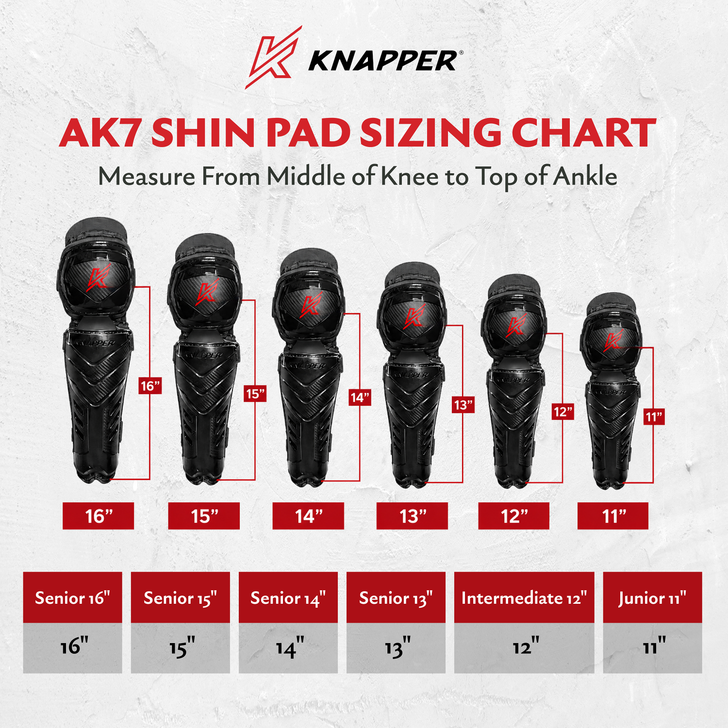 Ball Hockey Protective Gear | AK7 v2 Shinguards | Knapper