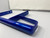 Starz Fabrication 03-08 LTZ400 Wide Grab Bar powder coated in Prismatic Powders Manhattan Blue