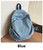 Retro-Washed Vintage Denim Backpack