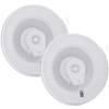 Poly-Planar MA-8506 6" 200 Watt Titanium Series Speakers - White MA8506W