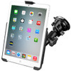 RAM Mount Suction Cup Mount w/Apple iPad mini EZ-ROLL'R Cradle RAM-B-166-AP14U