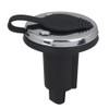 Perko Spare Round Plug-In Base - 3-Pin - Chrome/Black 1045300DP