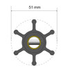 Albin Pump Premium Impeller Kit - 51 x 22 x 12.7mm - 6 Blade - Pin Inse 06-01-006