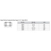 Viega ProPress 1-1/4" Copper Coupling w/o Stop - Double Press Connectio 78187