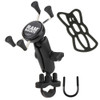 RAM Mount Handlebar Rail Mount w/Zinc Coated U-Bolt Base and Universal  RAM-B-149Z-UN7U