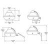 Ritchie X-10W-M RitchieSport Compass - Bracket Mount - White X-10W-M
