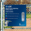 TALOS Standard Lightning Detector w/14"x14" Safety Information Sig SFD-1414P-MTB