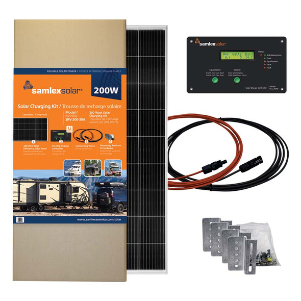 Samlex SRV-200-30A Solar Charging Kit 200W w/30A Charge Controller SRV-200-30A