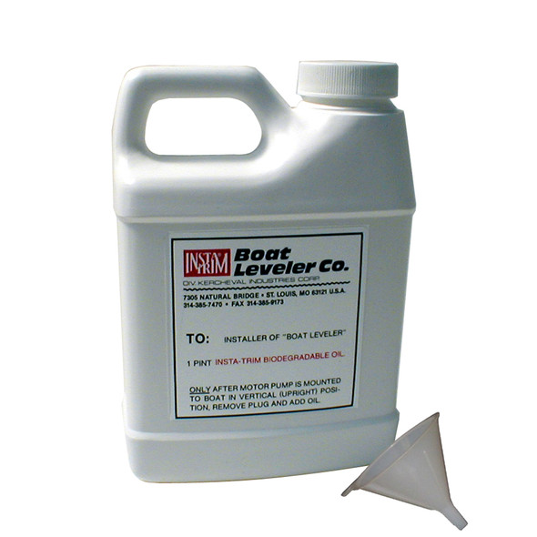 Boat Leveler Oil & Funnel Kit 12612