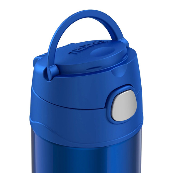Thermos FUNtainer Stainless Steel Insulated Blue Water Bottle w/Straw  F4019BL6