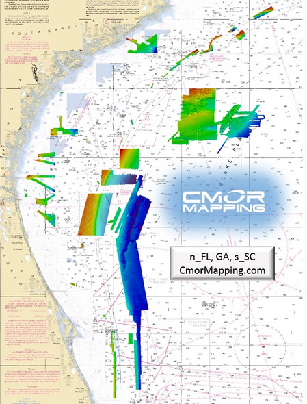 Cmor Mapping Nefl002r Northeast Fl, Ga, Sc Raymarine NEFL002R